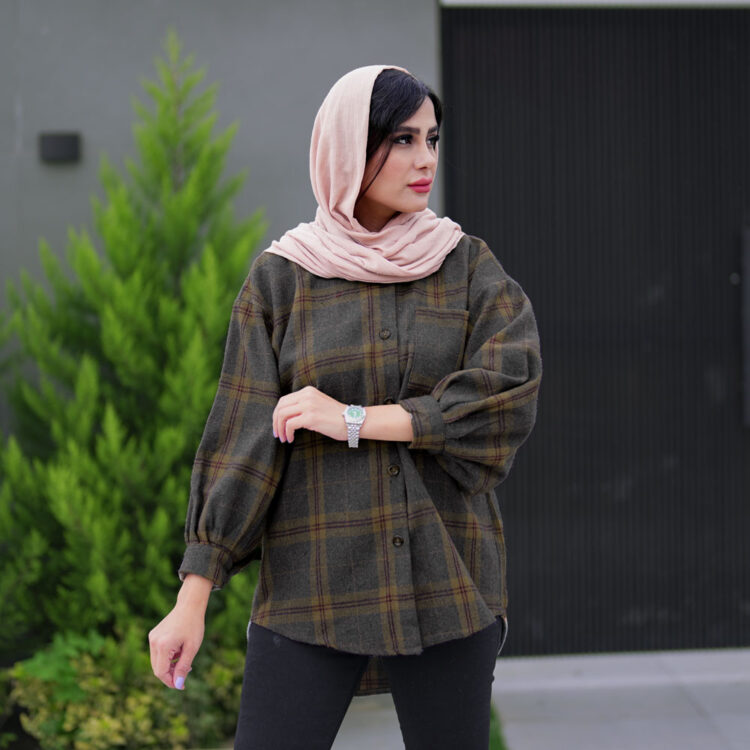 شکت دخترانه چهارخانه کد 23393