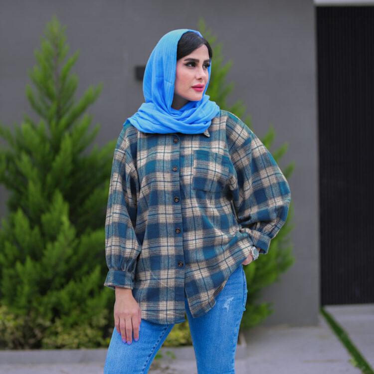 شکت دخترانه چهارخانه کد 23393