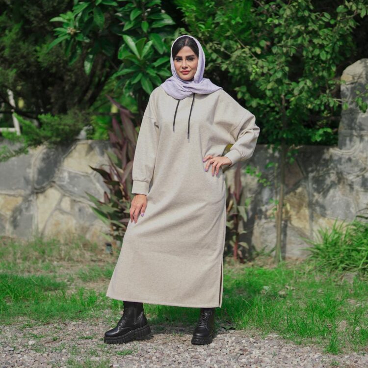 هودی بلند دخترانه کد 23451
