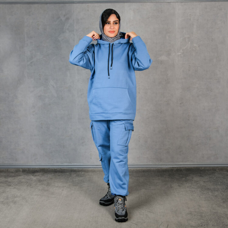 ست هودی و اسلش کارگو دخترانه کد 23345