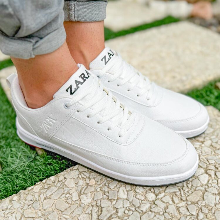 کتانی مردانه زارا سفید کد 23149