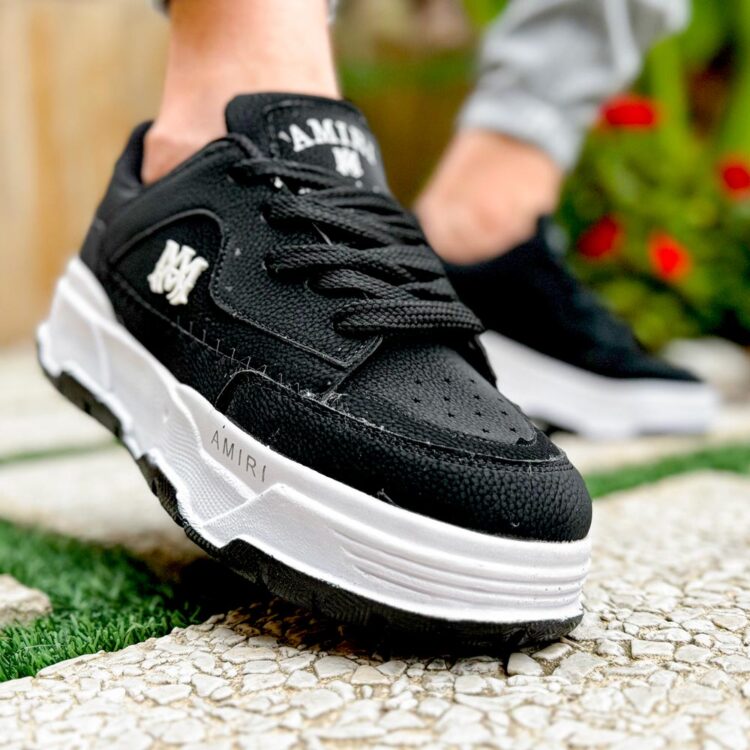 کتانی مردانه امیری مشکی کد 23161