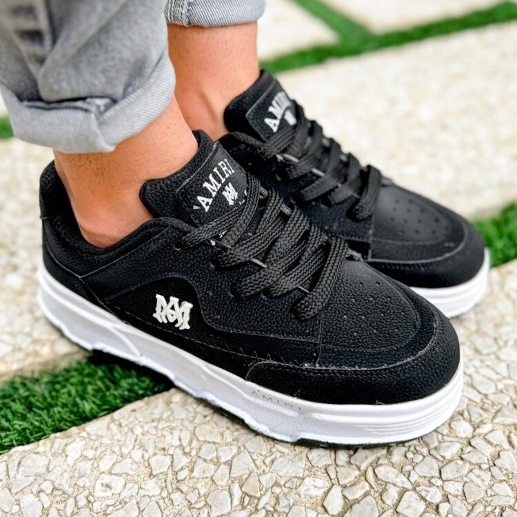 کتانی مردانه امیری مشکی کد 23161