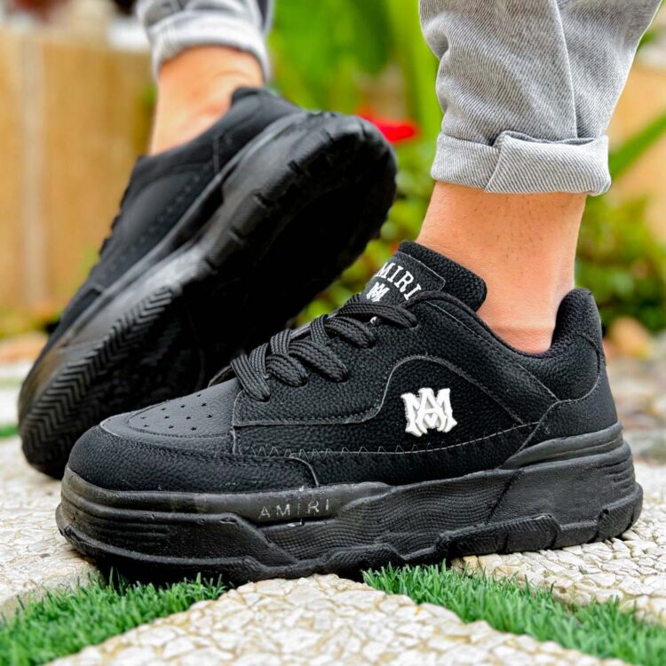 کتانی مردانه امیری مشکی کد 23162