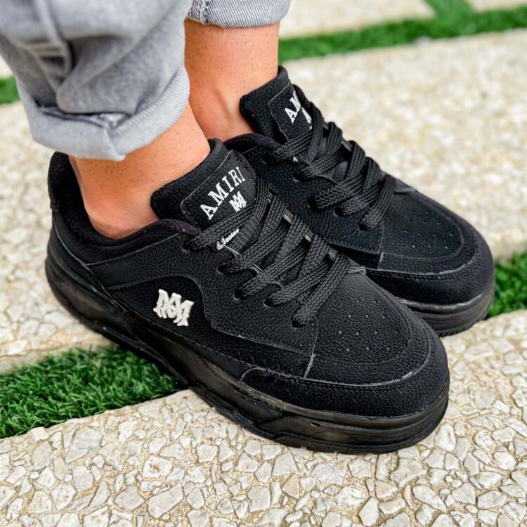 کتانی مردانه امیری مشکی کد 23162