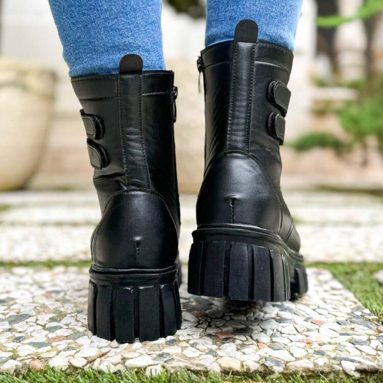 بوت دخترانه مشکی کد 23435