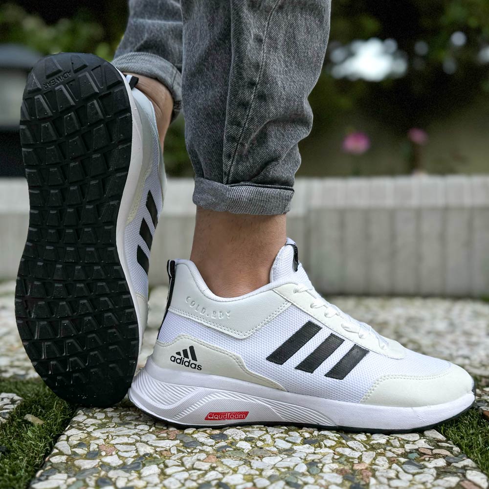 کتانی مردانه آدیداس سفید کد 20250