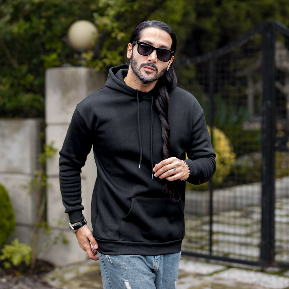 هودی ساده مردانه کد 23798