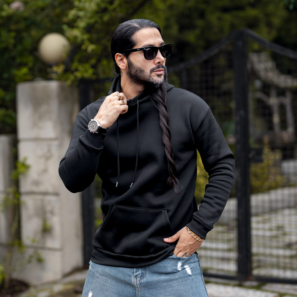 هودی ساده مردانه کد 23798