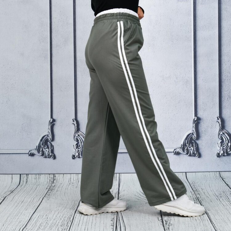 شلوار بگ نواردار دخترانه کد 23597