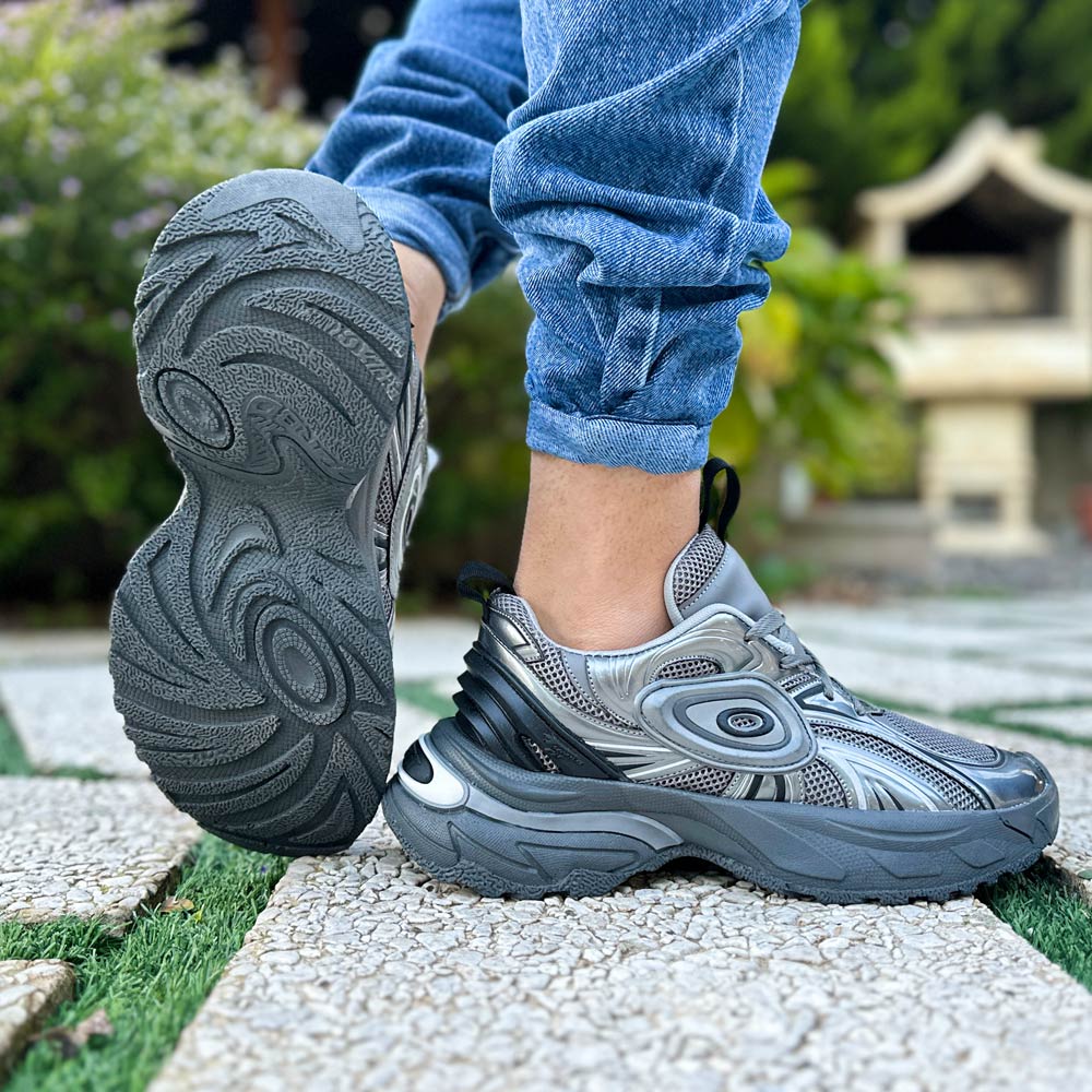 کتانی مردانه OLD ORDER خاکستری کد 23677