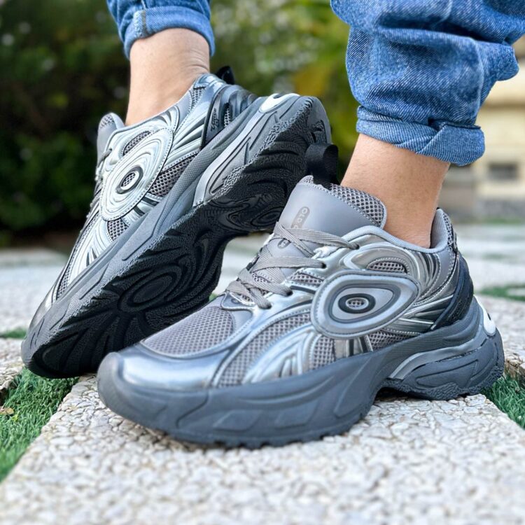 کتانی مردانه OLD ORDER خاکستری کد 23677