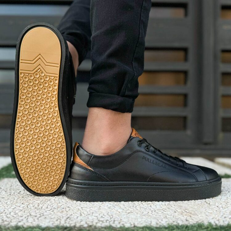 کتانی مردانه PULL&BEAR مشکی کد 23272