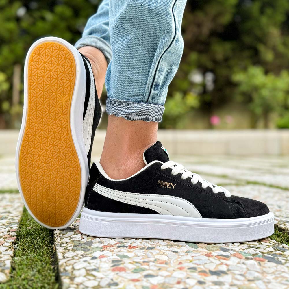 کتانی مردانه پوما مشکی کد 23581