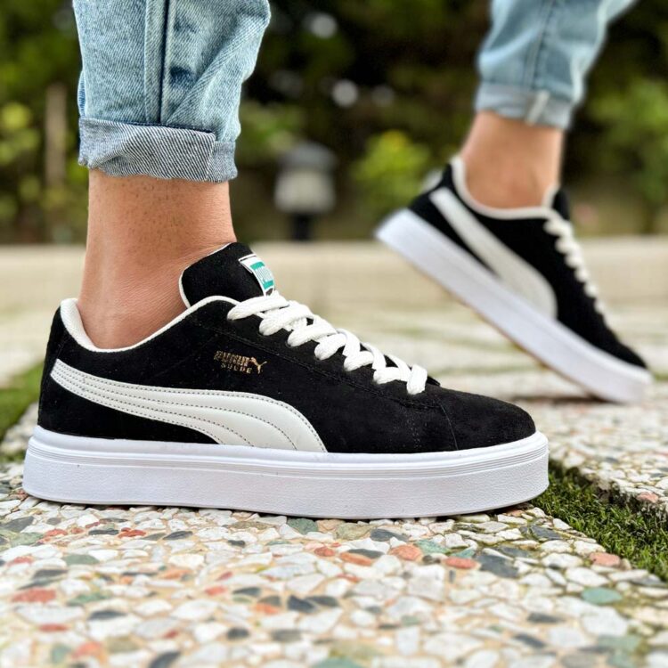 کتانی مردانه پوما مشکی کد 23581