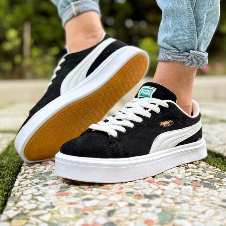 کتانی مردانه پوما مشکی کد 23581