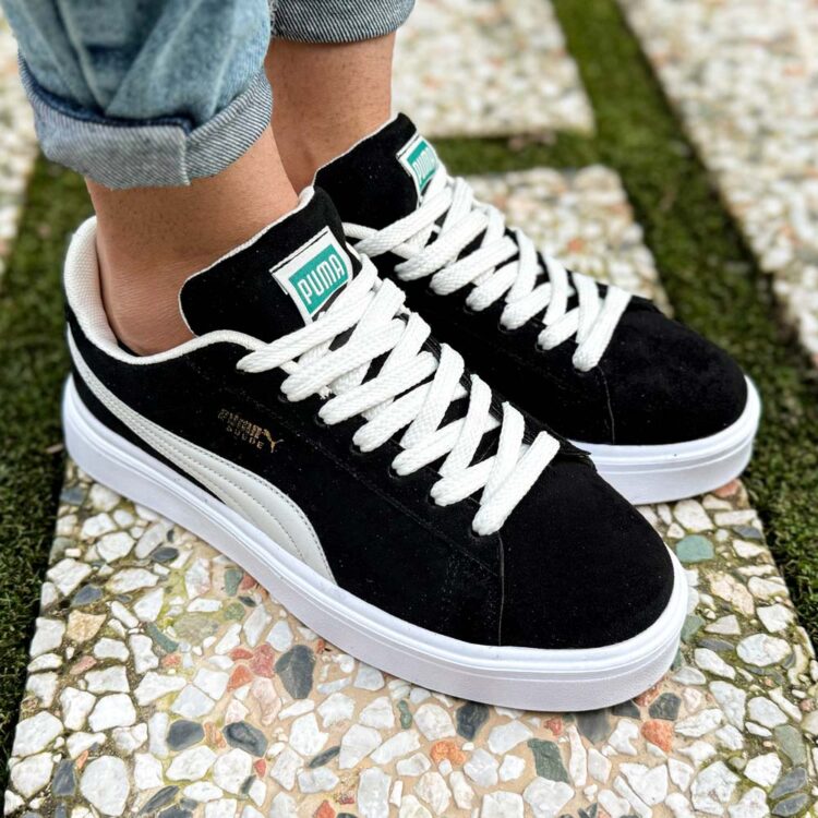 کتانی مردانه پوما مشکی کد 23581