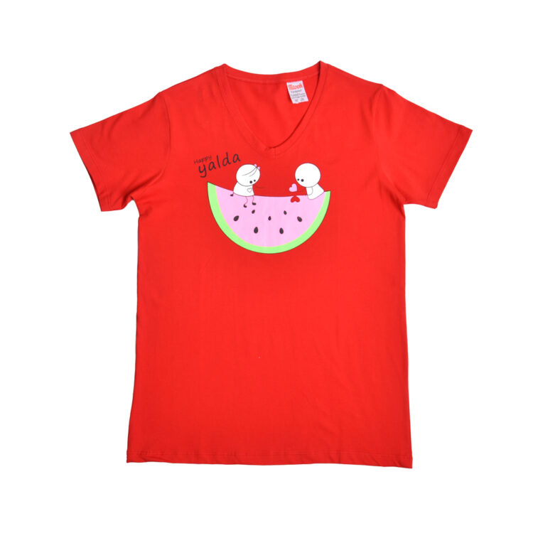 تیشرت دخترانه یلدایی کد 24191