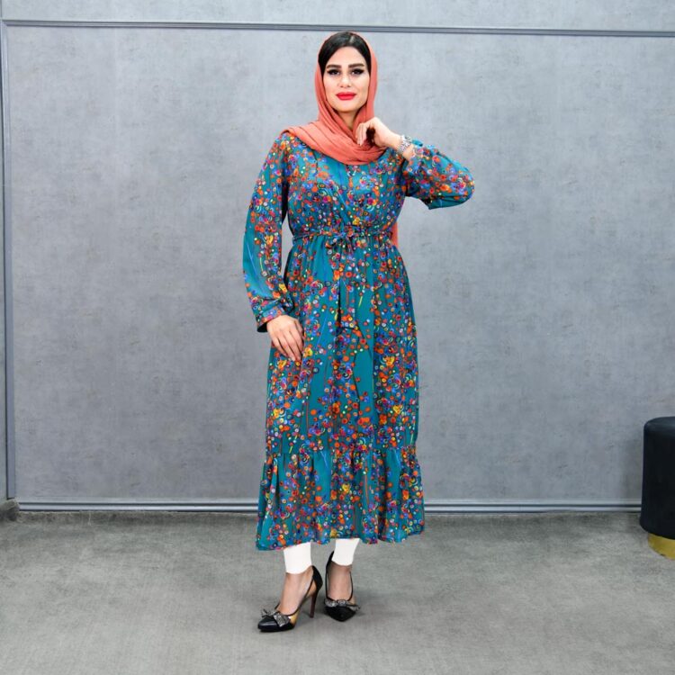 پیراهن بلند دخترانه کد 24193