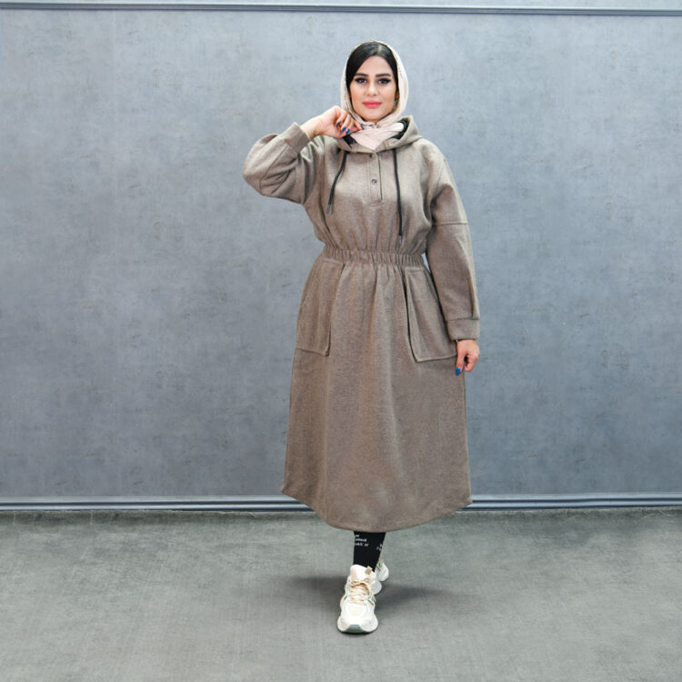 هودی بلند دخترانه کد 23465