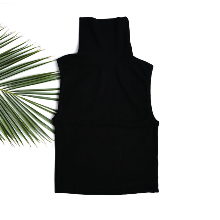 تاپ کراپ یقه اسکی دخترانه کد 24279