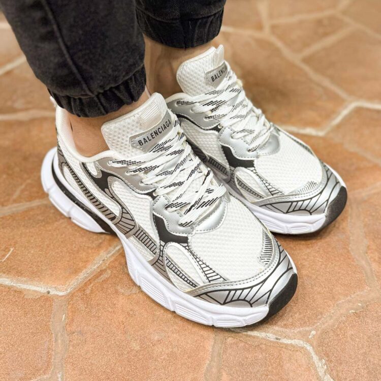 کتانی مردانه بالنسیاگا مدل 3ایکس لارج سفید کد 24292