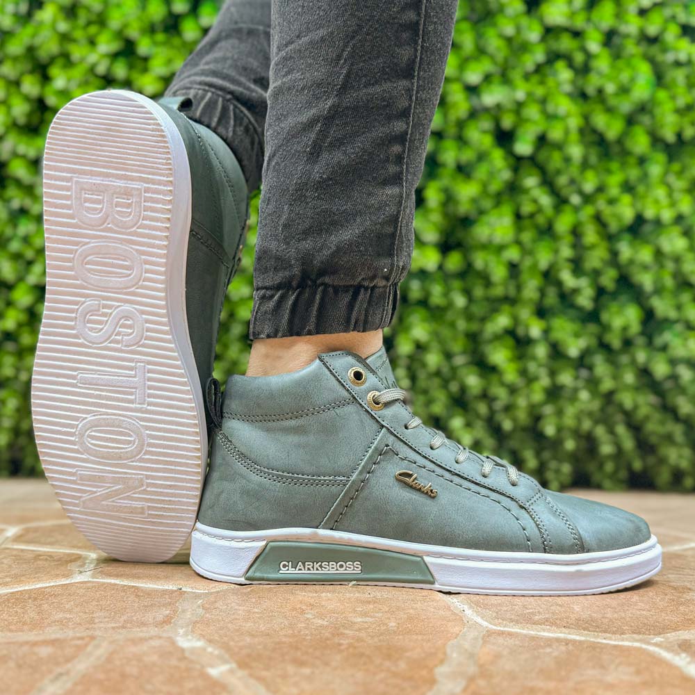 کتانی نیم ساق مردانه کلارک دلفینی کد 24320