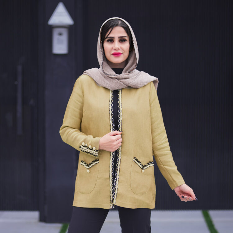 مانتو مغزی دوزی کد 20278