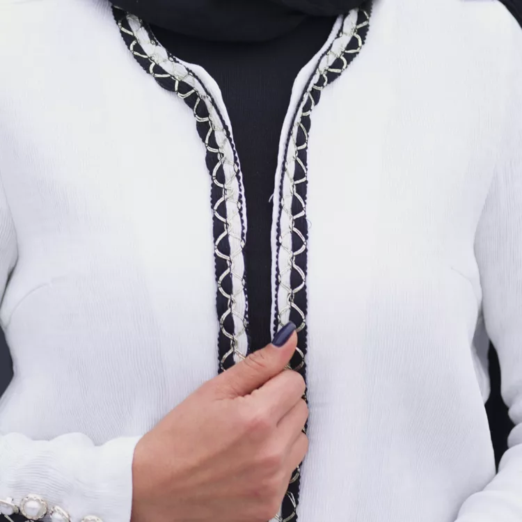 مانتو مغزی دوزی کد 20278