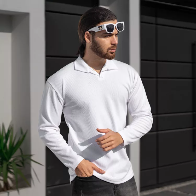 تیشرت یقه دار مردانه کد 24661