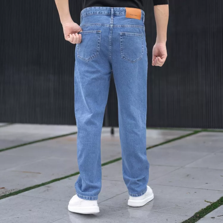 شلوار جین مردانه آبی کد 24684