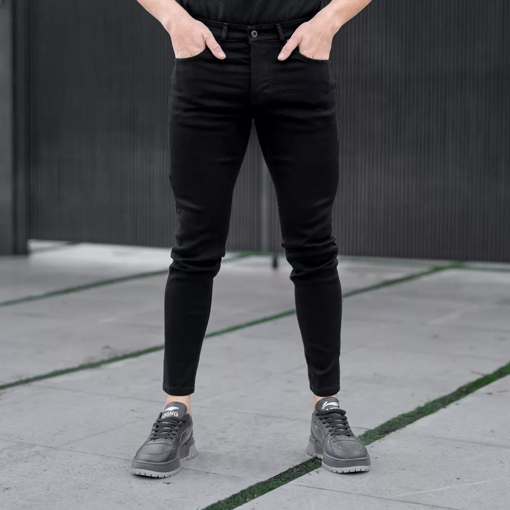 شلوار جین مردانه مشکی کد 24681