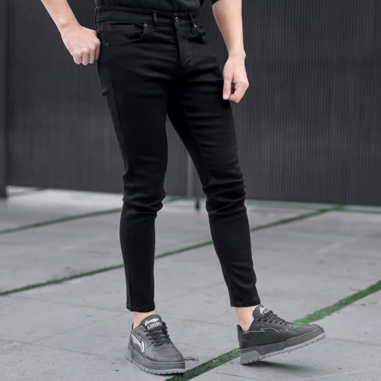 شلوار جین مردانه مشکی کد 24681