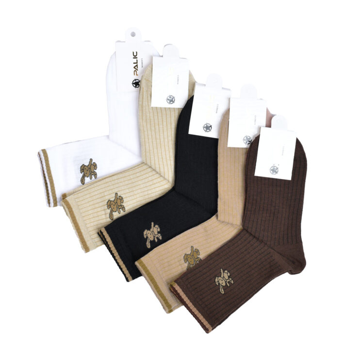 جوراب دخترانه ساقدار طرح خرگوش کد 24497