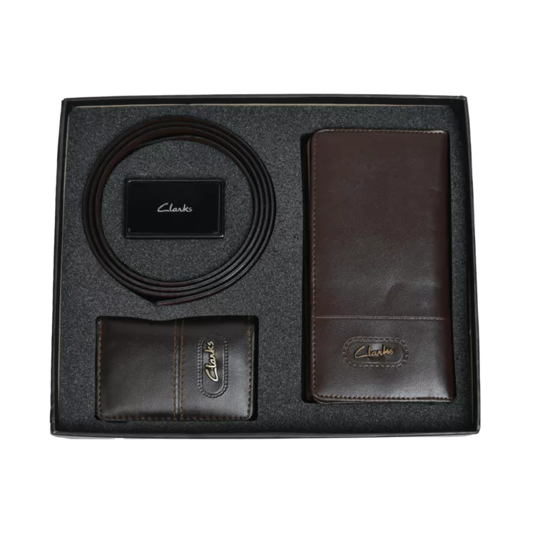 ست کیف و کمربند مردانه کلارک کد 24472