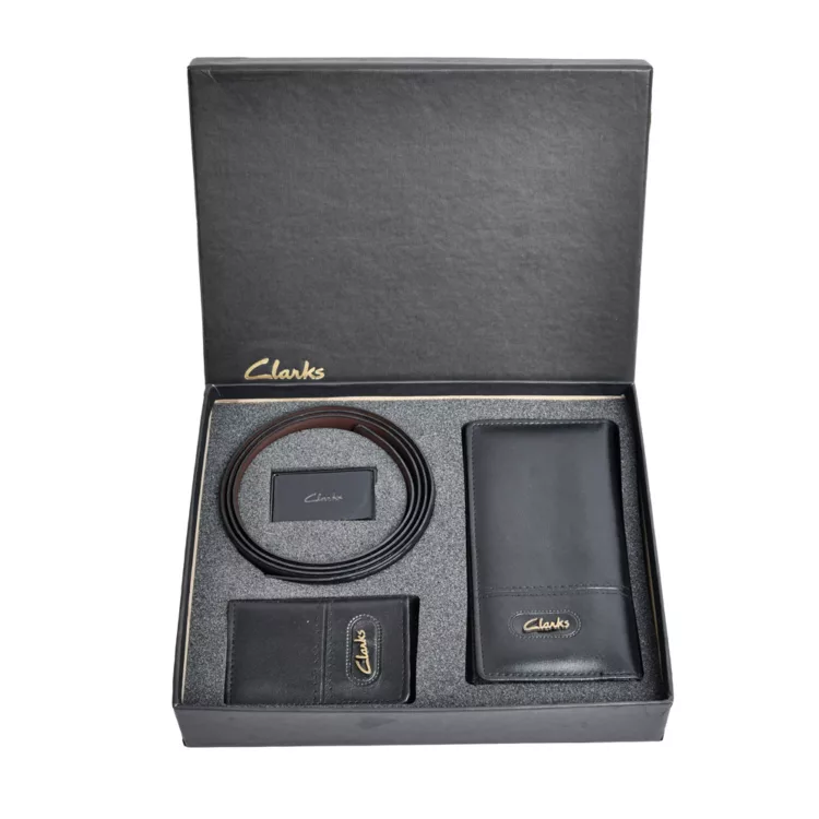 ست کیف و کمربند مردانه کلارک کد 24472