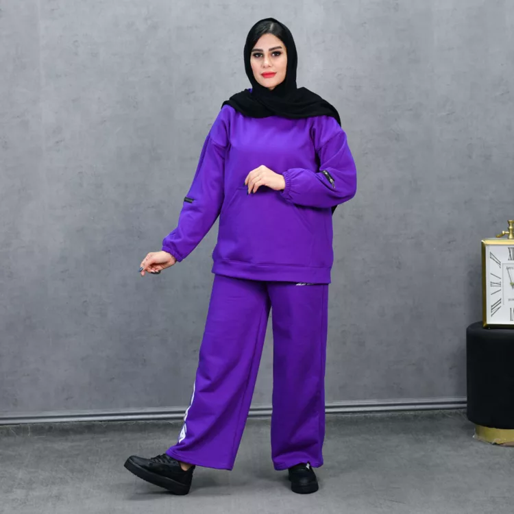 ست هودی و شلوار دخترانه کد 24540