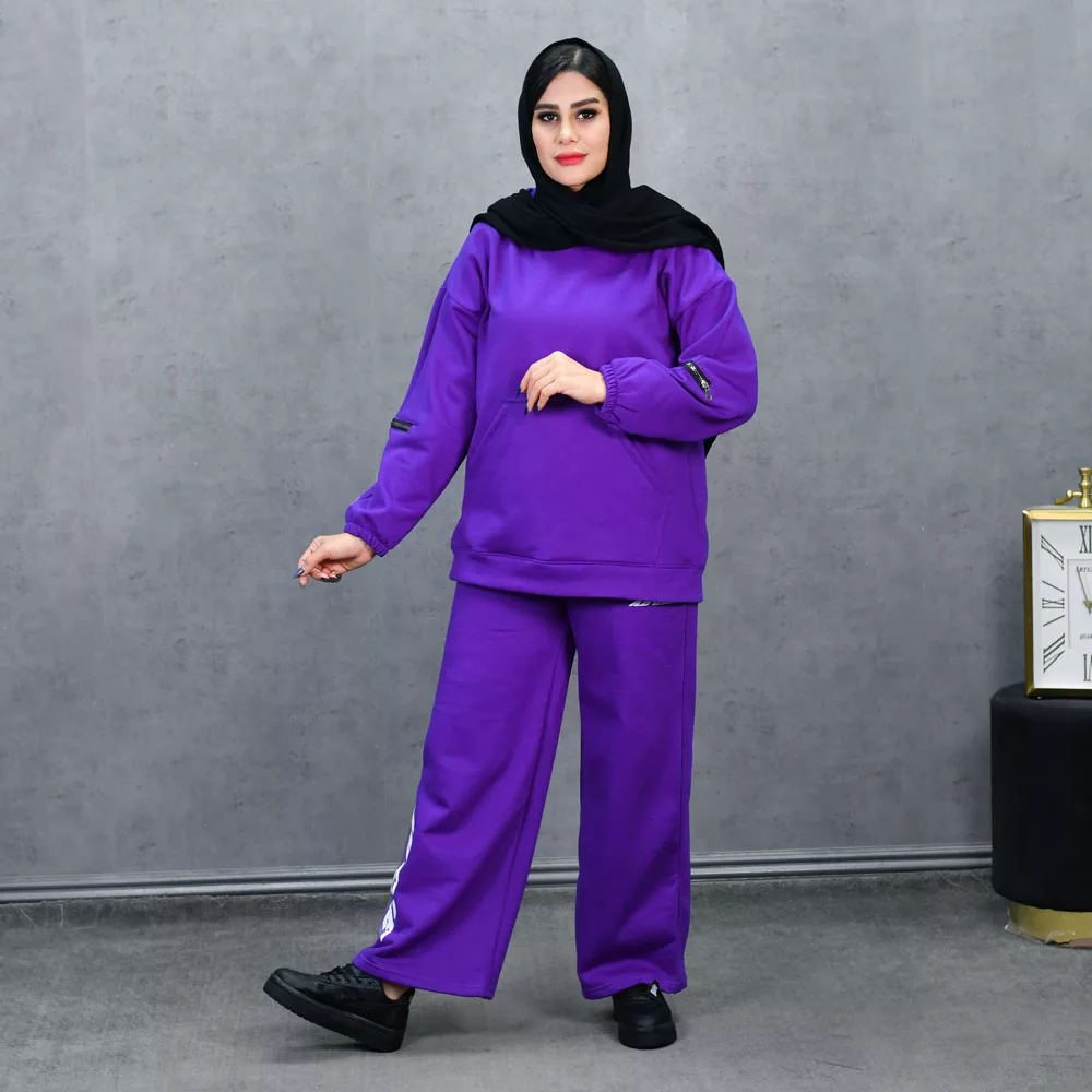 ست هودی و شلوار دخترانه کد 24540