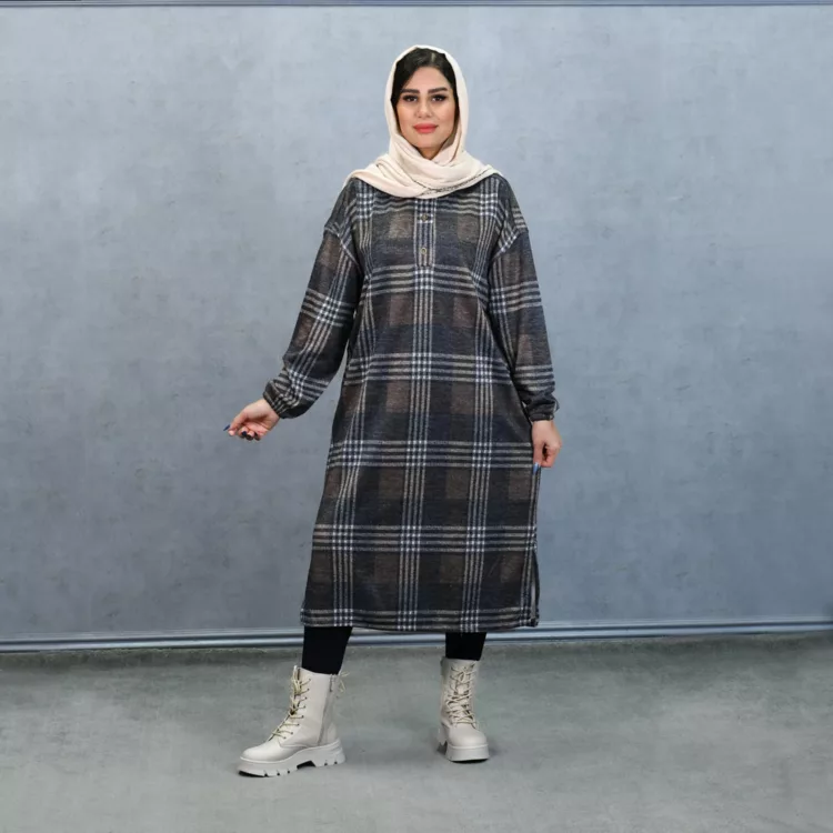کفتان چهارخانه دخترانه کد 24583