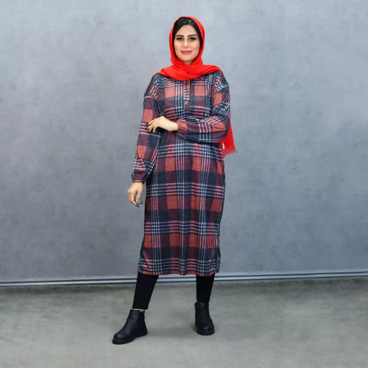 کفتان چهارخانه دخترانه کد 24583