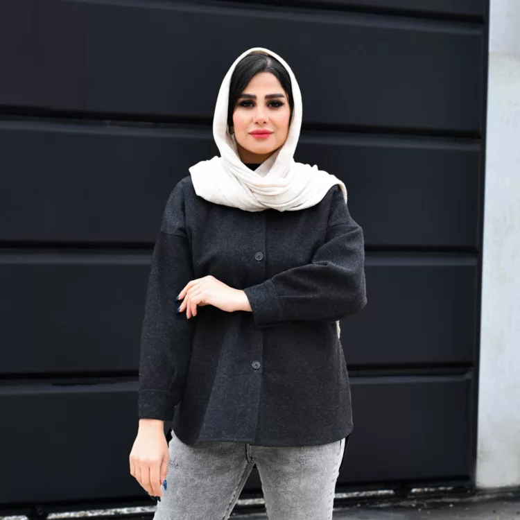 مانتو فوتر دخترانه کد 24480