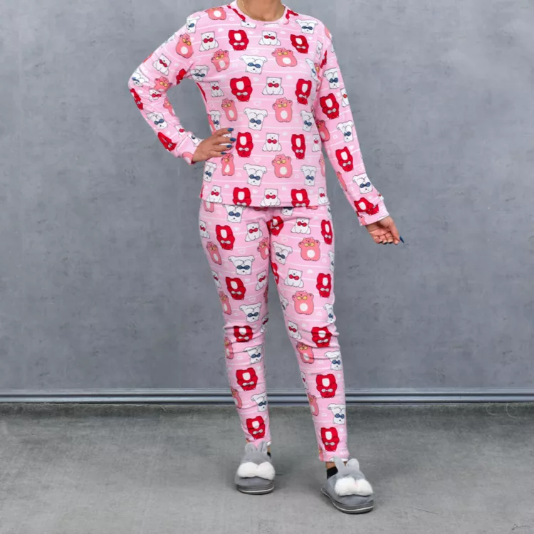 ست تیشرت و شلوار دخترانه کد 24518