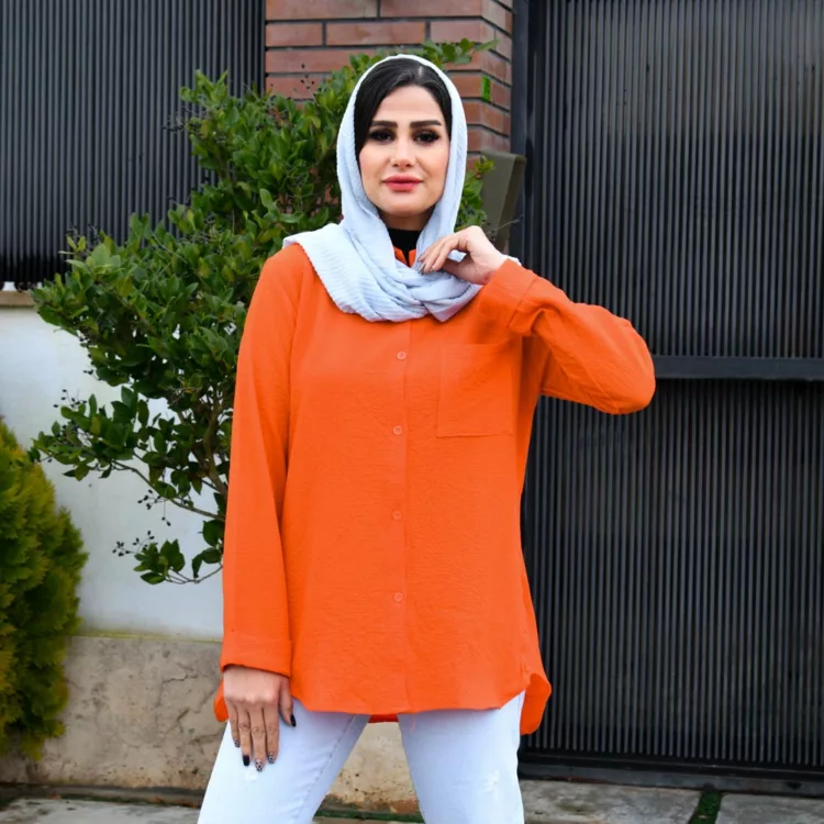 مانتو تک جیب دخترانه کد 22917