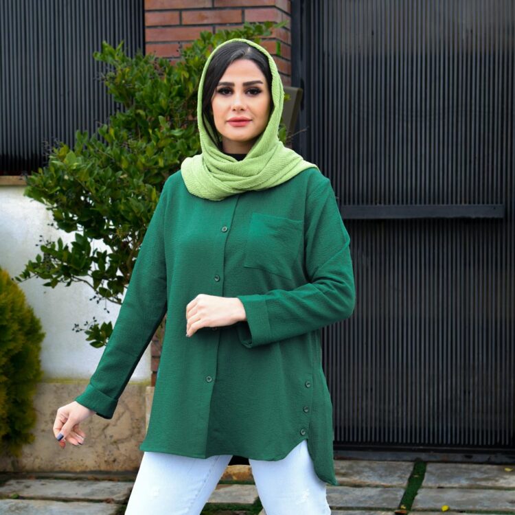 مانتو تک جیب دخترانه کد 22917
