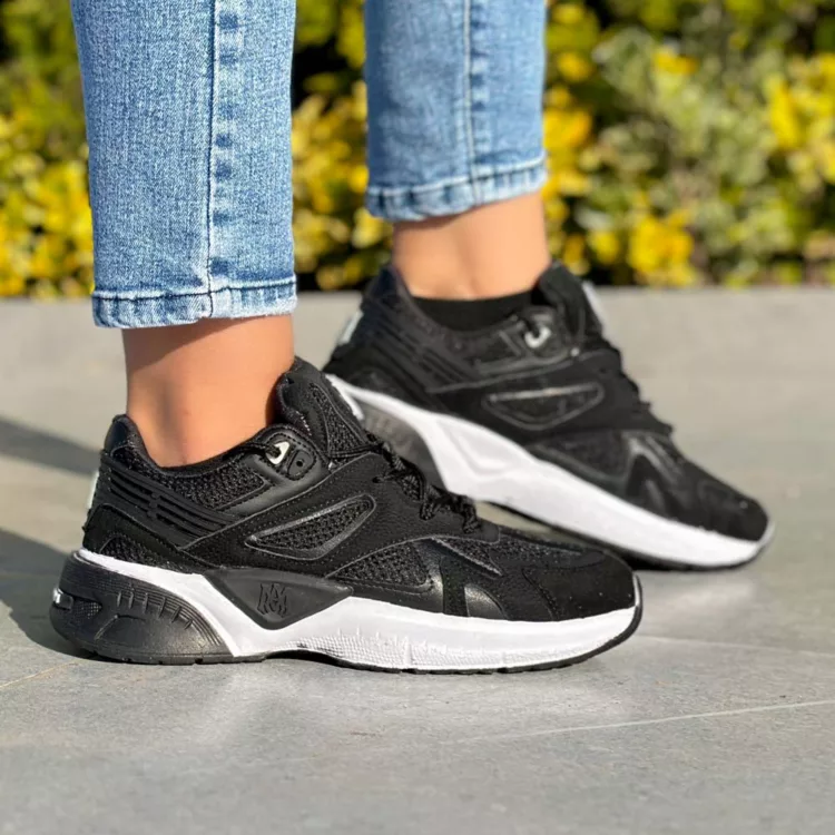 کتانی دخترانه امیری مشکی کد 24640