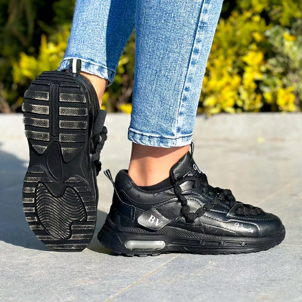 کتانی دخترانه بتاگا ونتا مشکی کد 24636