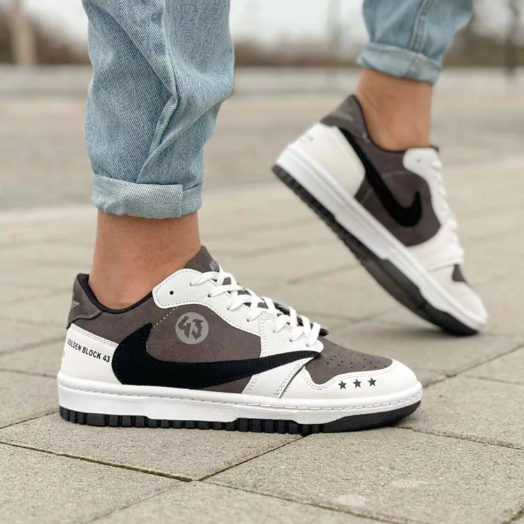 کتانی مردانه نایک ایر نوک مدادی کد 24618