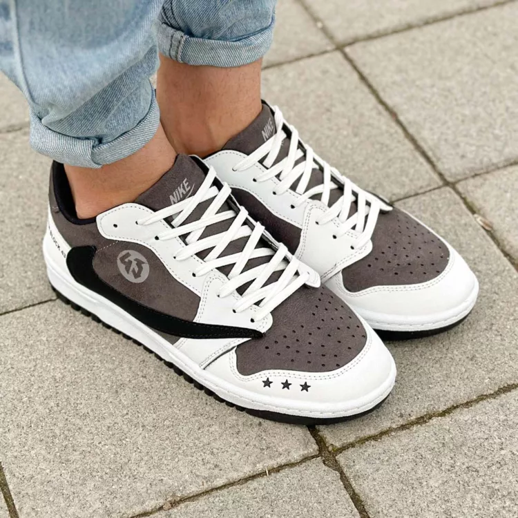 کتانی مردانه نایک ایر نوک مدادی کد 24618