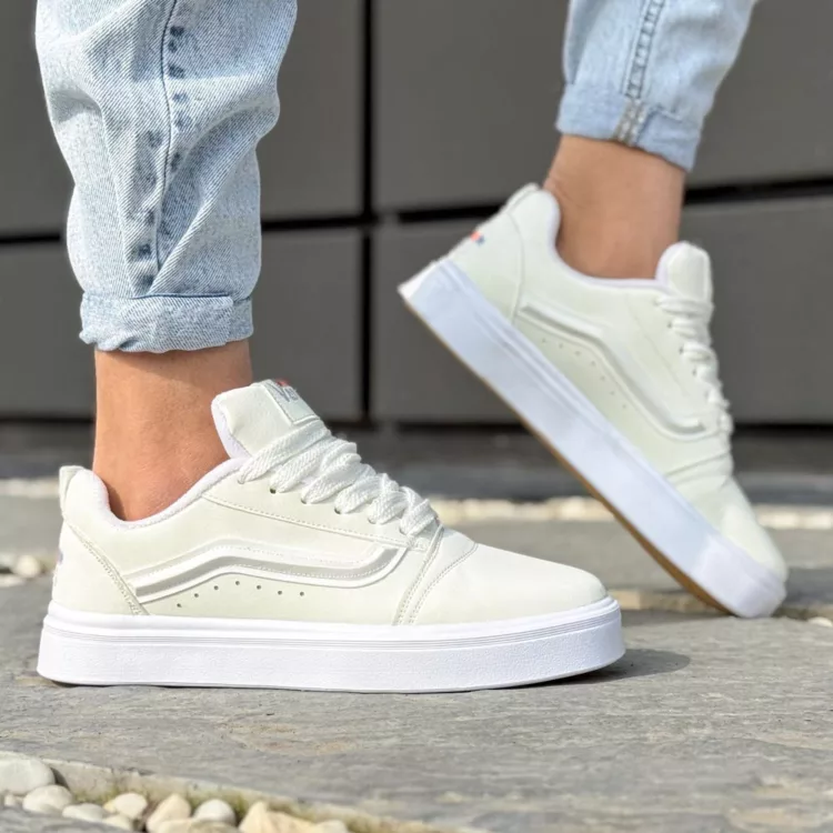 کتانی مردانه ونس سفید کد 24765