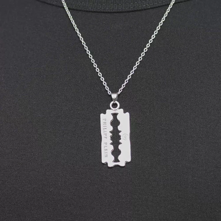 گردنبند طرح تیغ کد 16929